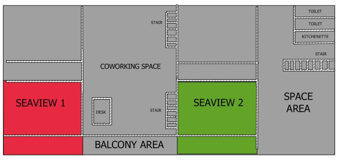 Zone6 Coworking Beach Apartment Old 2W Beach Hostel, Koh Samui Bophut Exteriör bild